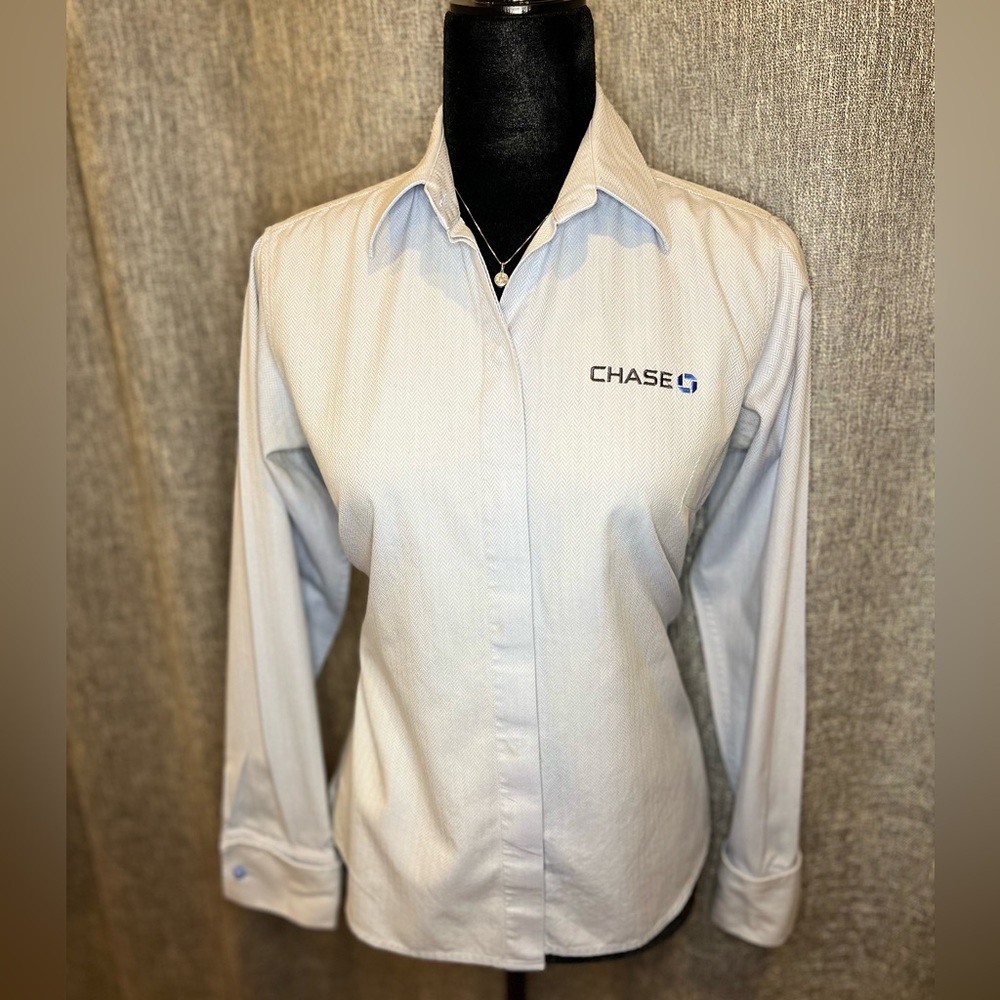 Chase Bank Lands BLUE End Uniform Button Down (WITHOUT Blue Cufflinks)